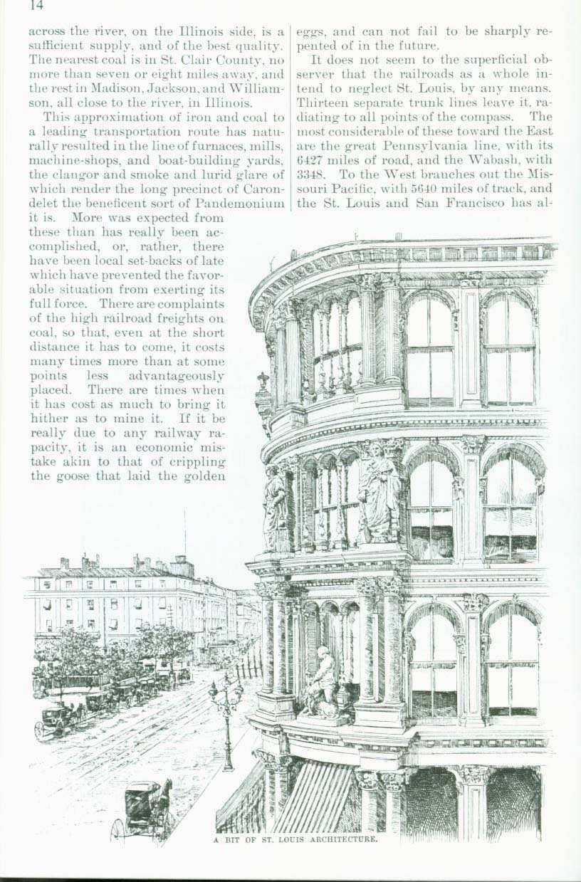 SAINT LOUIS IN 1884: "the future great city of the world". vist0024g